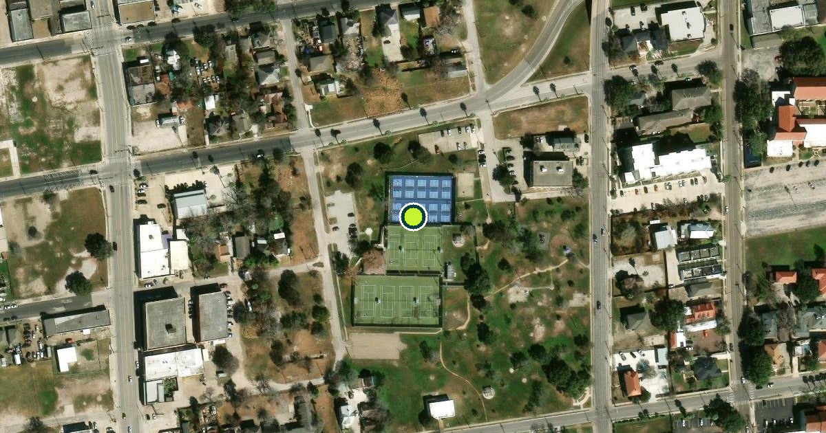 Satellite view of Pickleball Courts