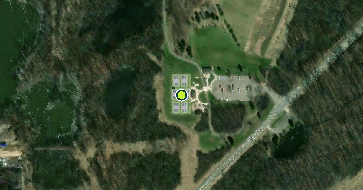 Satellite view of Pickleball Courts