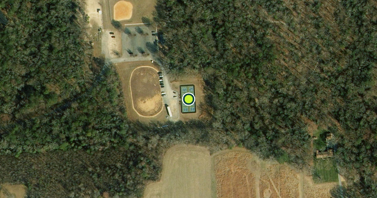 Satellite view of Pickleball Courts