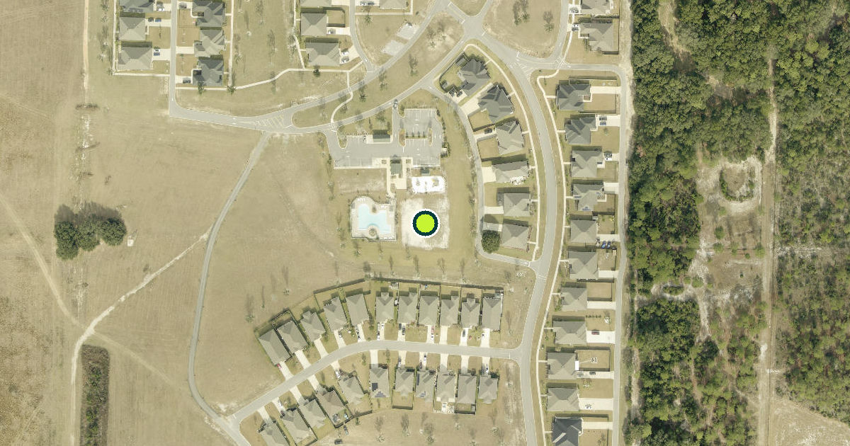 Satellite view of Pickleball Courts