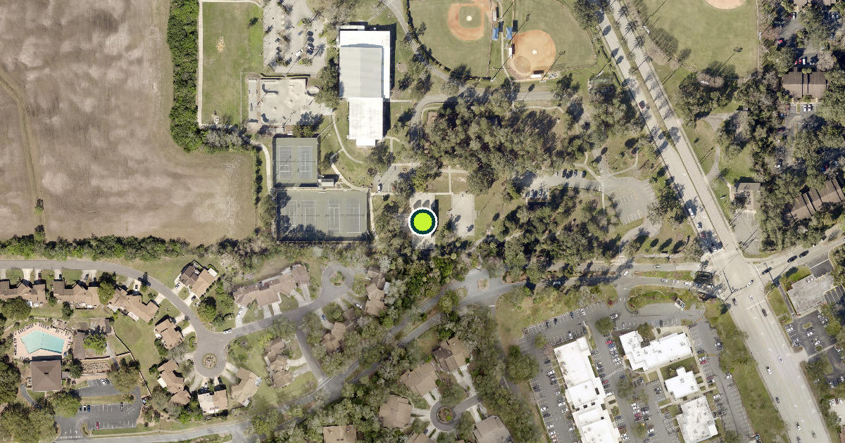 Satellite view of Pickleball Courts