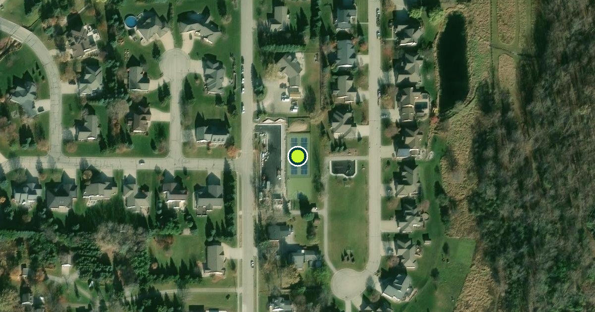 Satellite view of Pickleball Courts