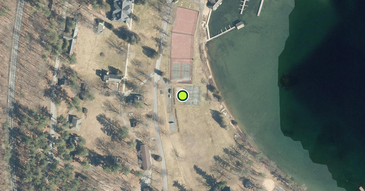 Satellite view of Pickleball Courts