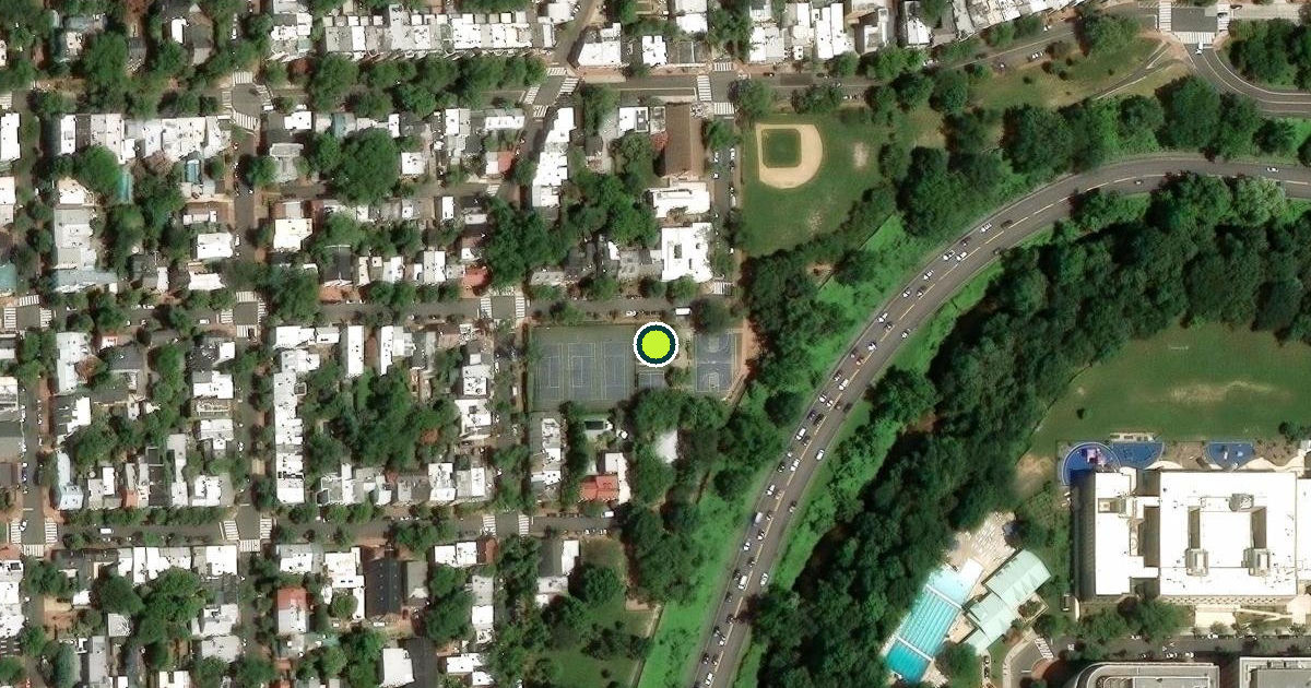 Satellite view of Pickleball Courts