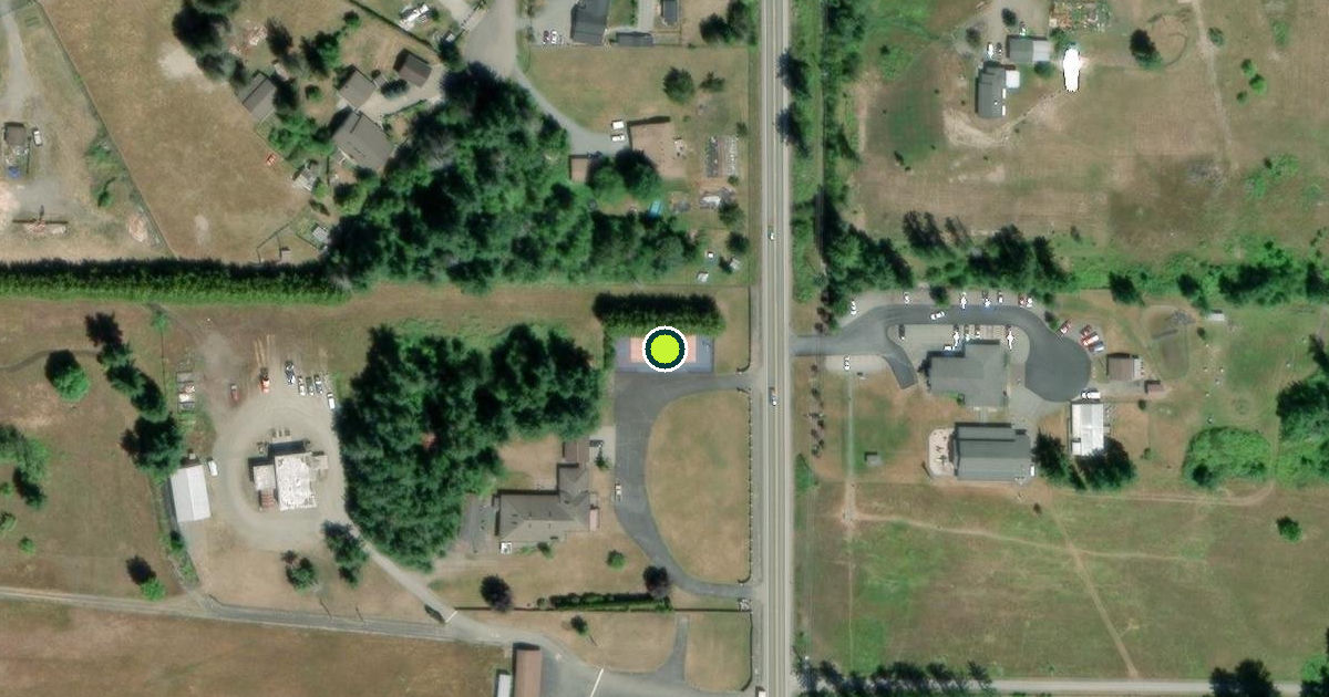 Satellite view of Pierce County Pickleball Courts