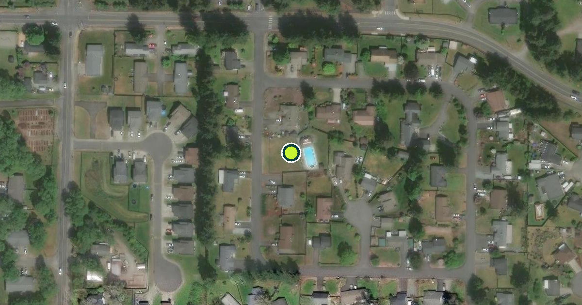 Satellite view of Pierce County Pickleball Courts