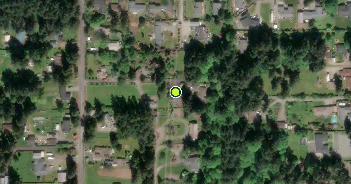 Satellite view of Pierce County Pickleball Courts
