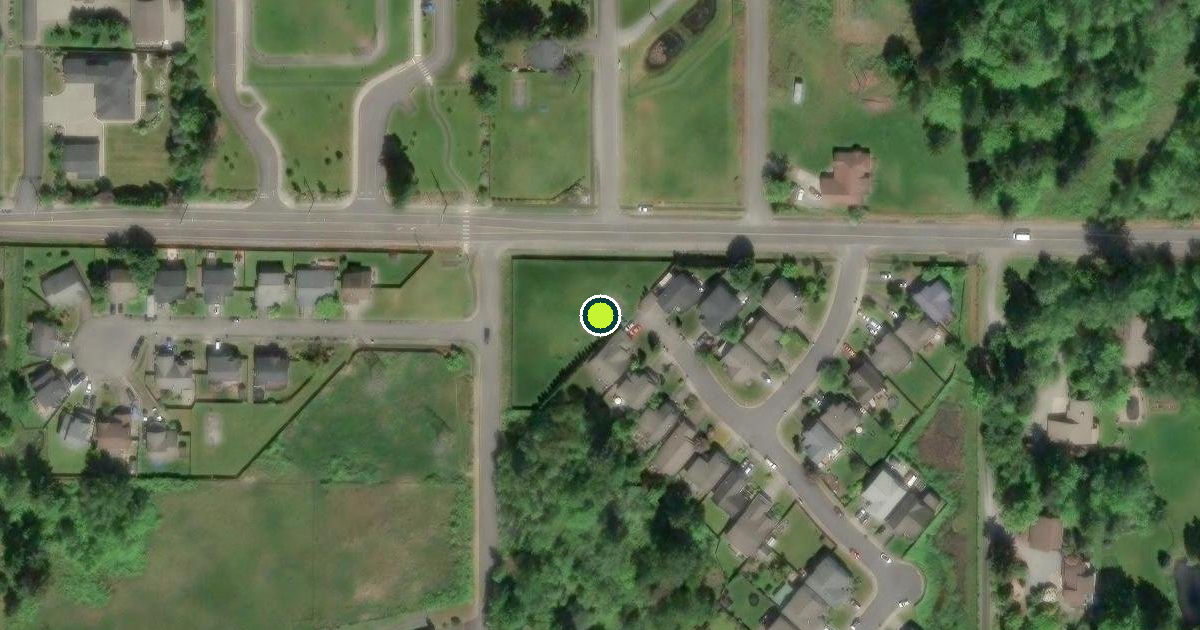 Satellite view of Pierce County Pickleball Courts