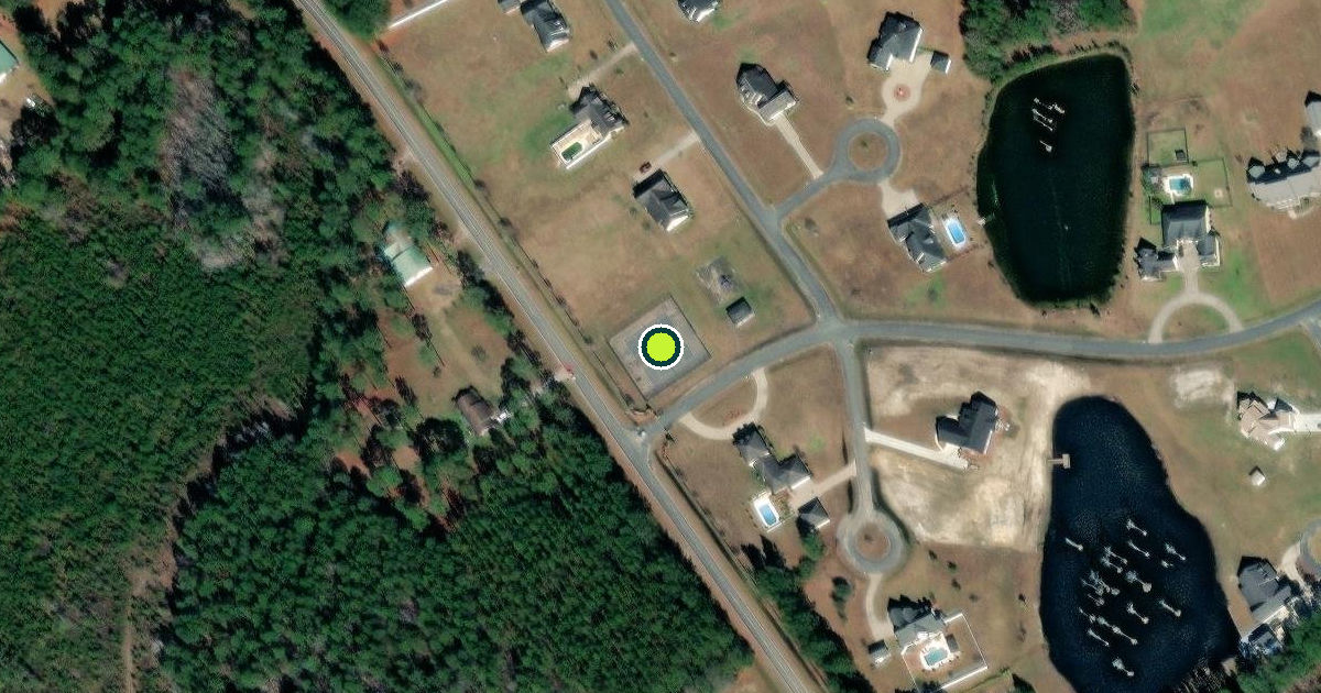 Satellite view of Pierce County Pickleball Courts