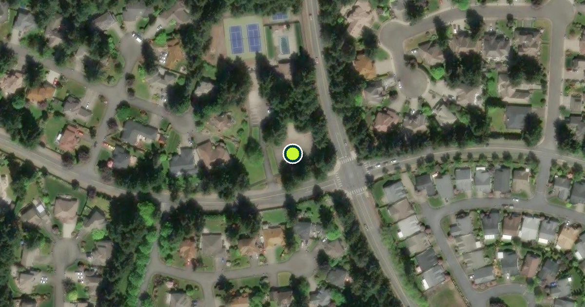 Satellite view of Pierce County Pickleball Courts
