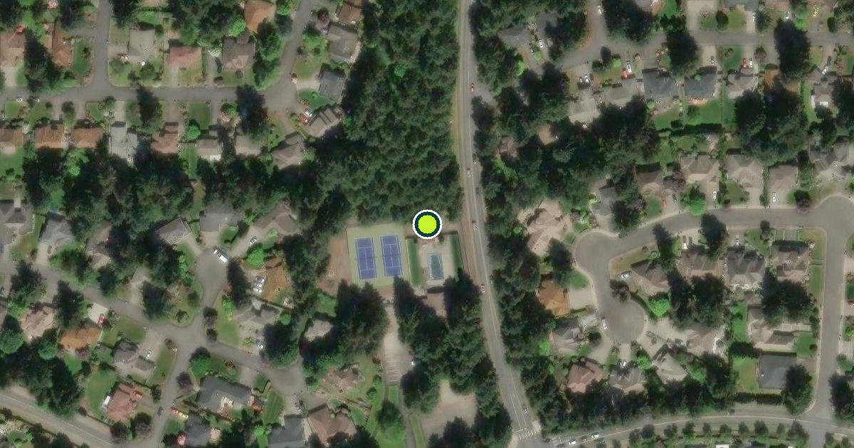 Satellite view of Pierce County Pickleball Courts