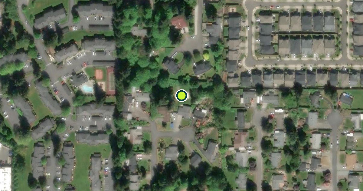 Satellite view of Pierce County Pickleball Courts