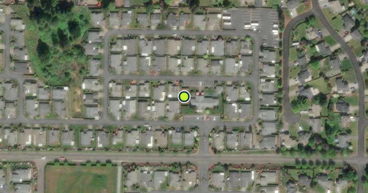 Satellite view of Pierce County Pickleball Courts