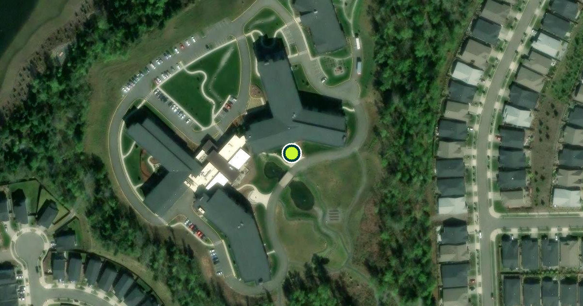 Satellite view of Pierce County Pickleball Courts