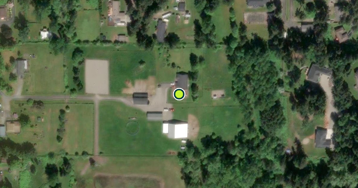 Satellite view of Pierce County Pickleball Courts