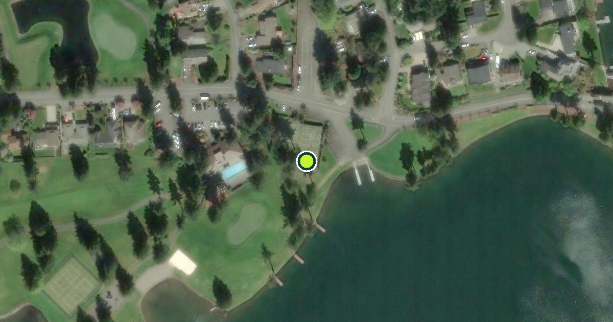 Satellite view of Pierce County Pickleball Courts