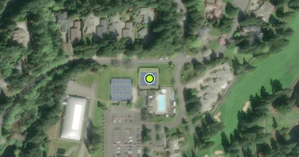 Satellite view of Pierce County Pickleball Courts
