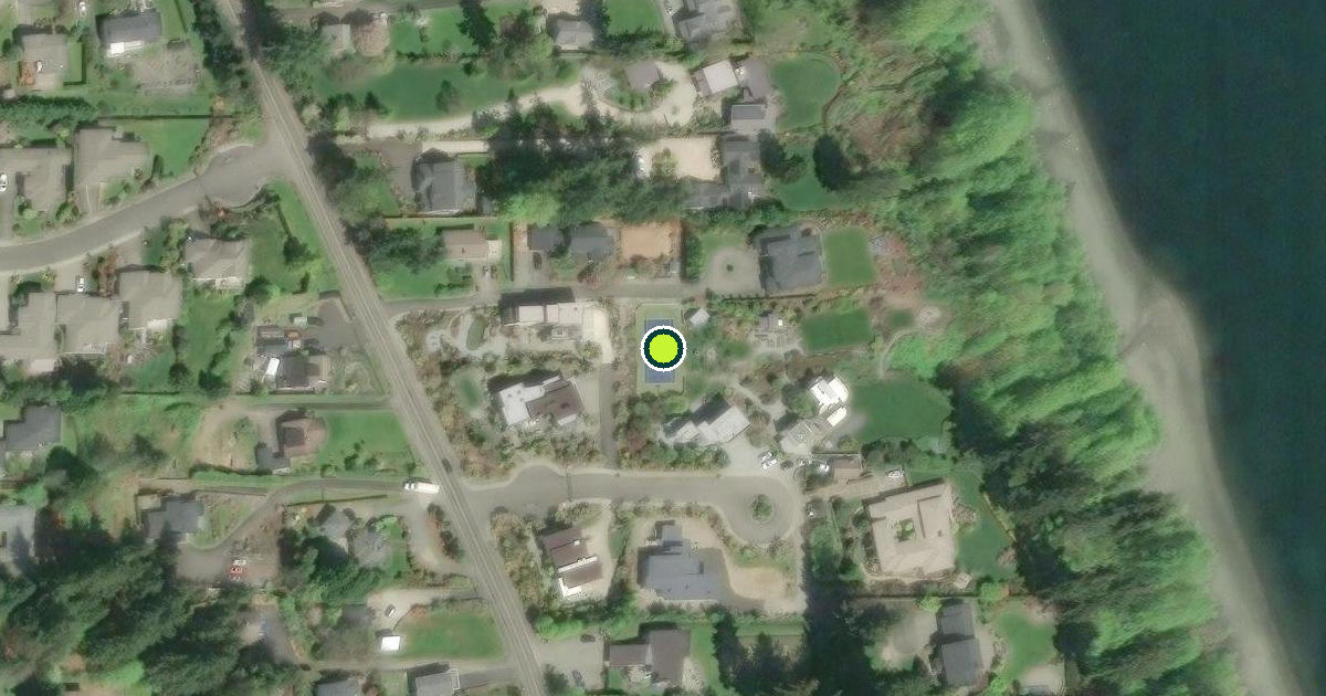 Satellite view of Pierce County Pickleball Courts