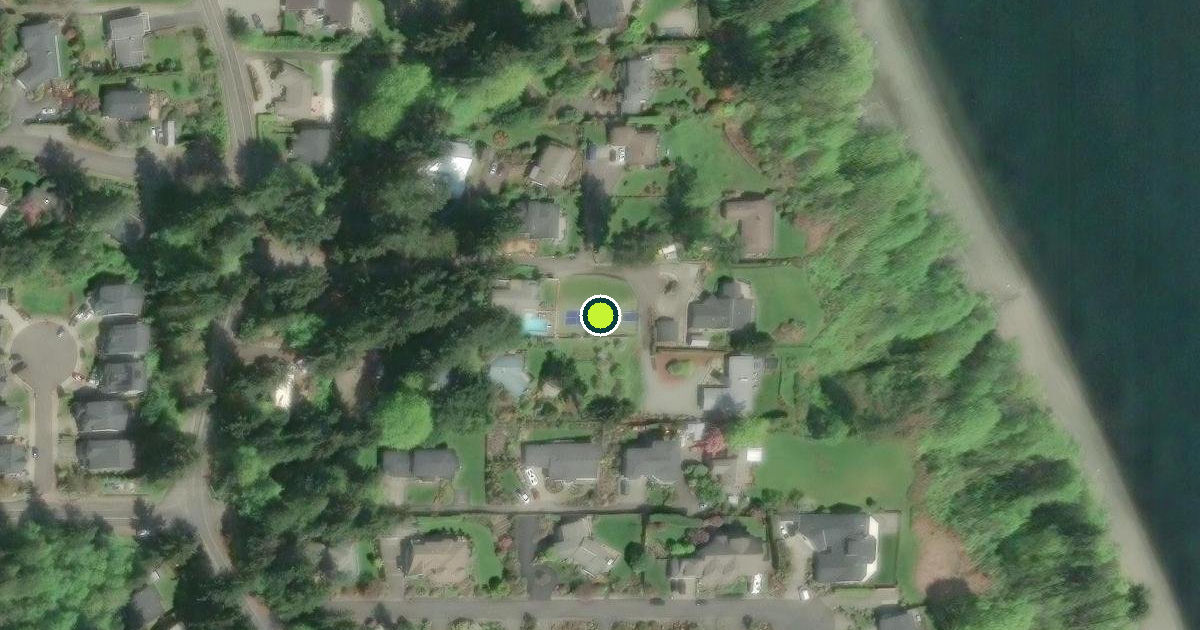 Satellite view of Pierce County Pickleball Courts