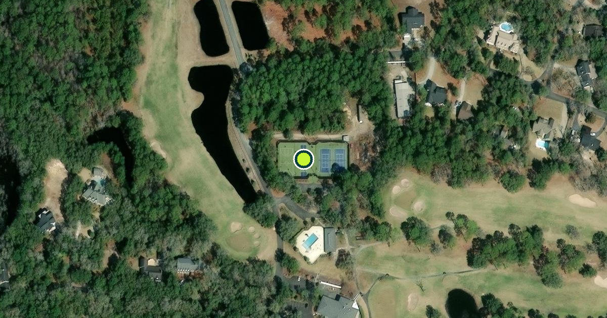 Satellite view of Pierce County Pickleball Courts