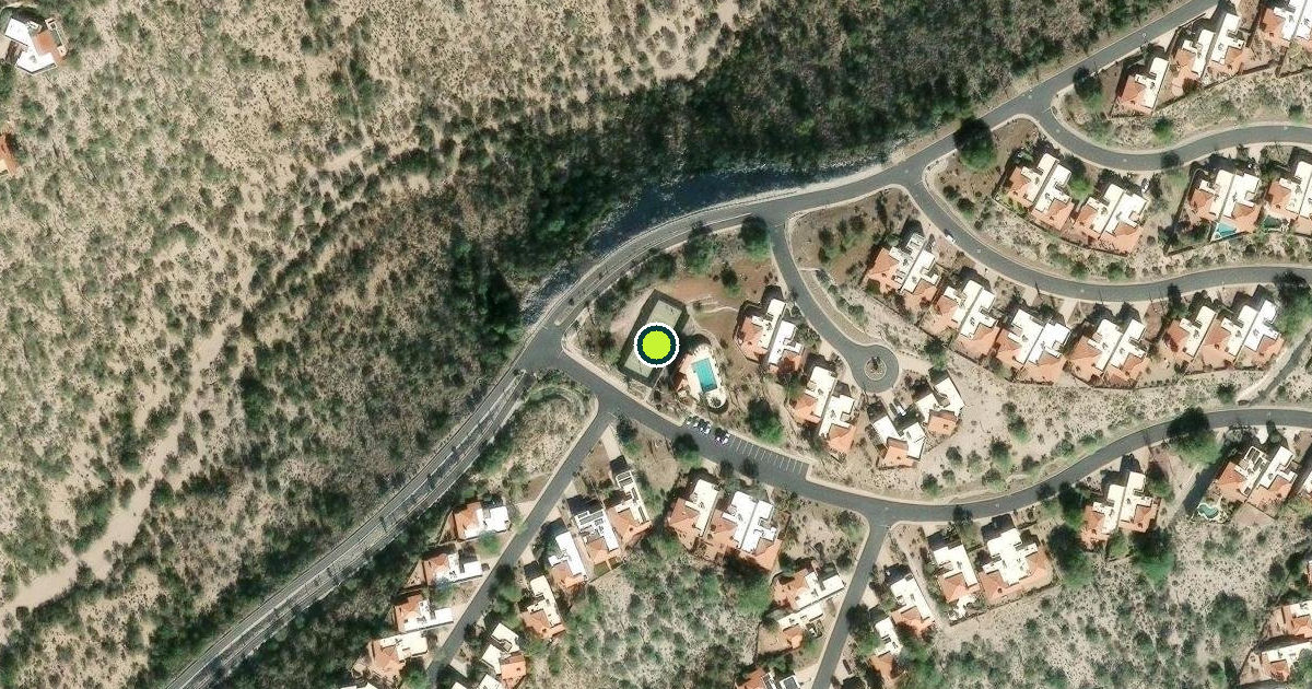 Satellite view of Pima County Pickleball Courts