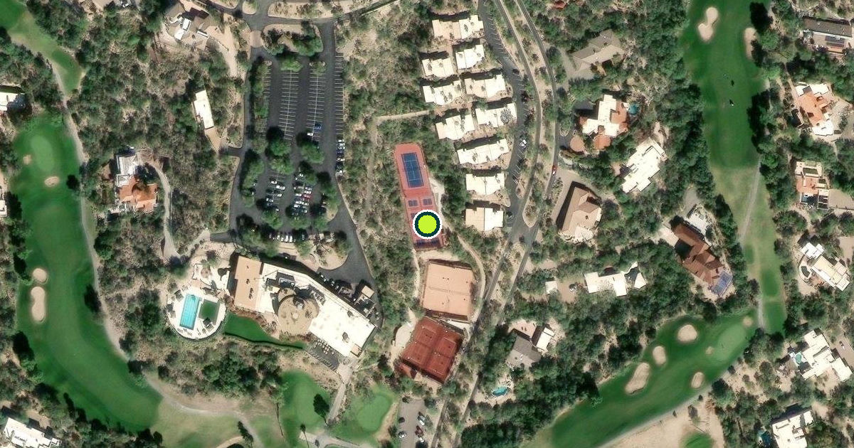 Satellite view of Pima County Pickleball Courts