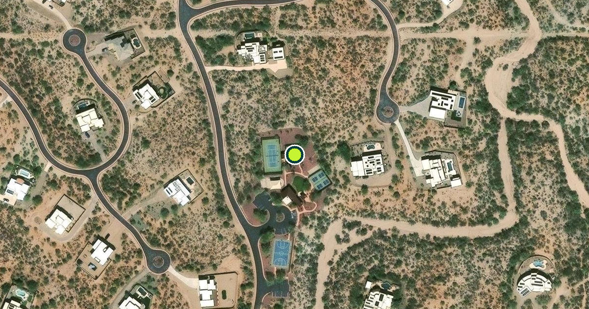 Satellite view of Pima County Pickleball Courts
