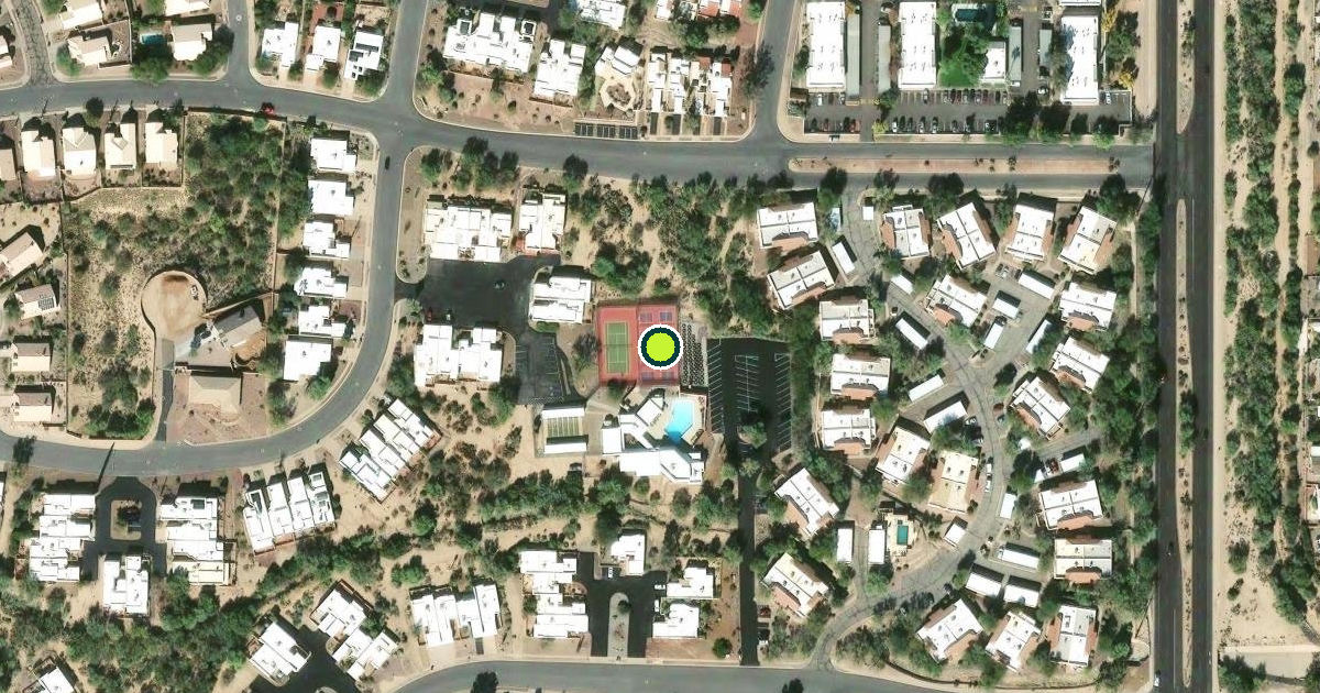 Satellite view of Pima County Pickleball Courts