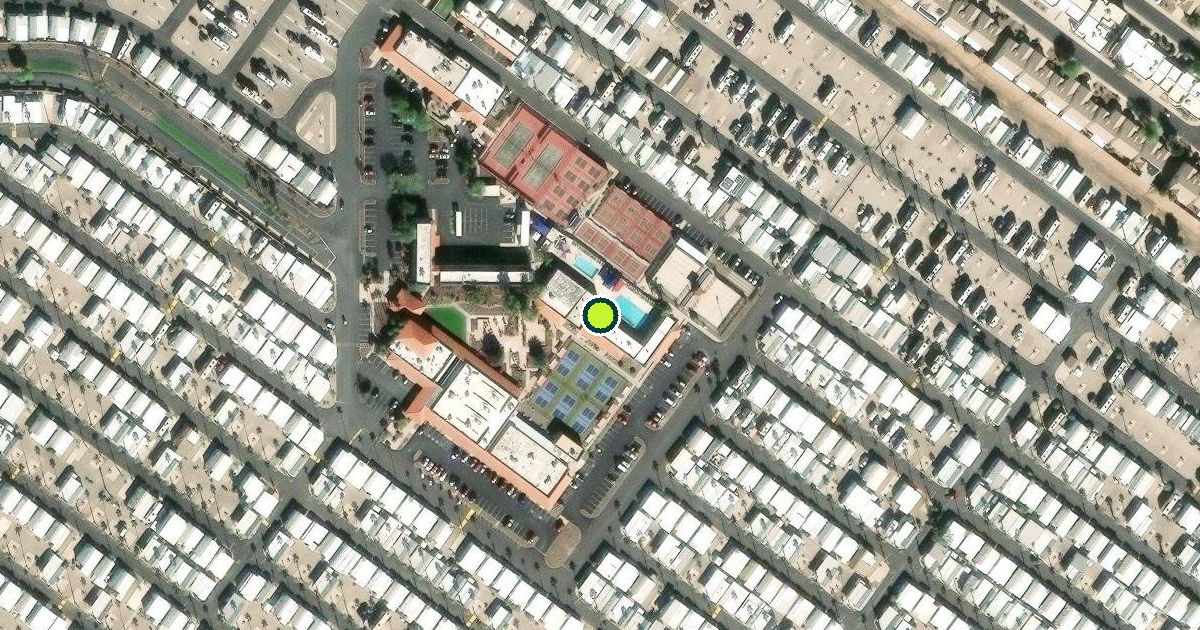Satellite view of Pima County Pickleball Courts