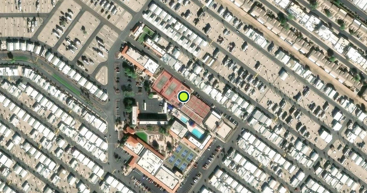 Satellite view of Pima County Pickleball Courts