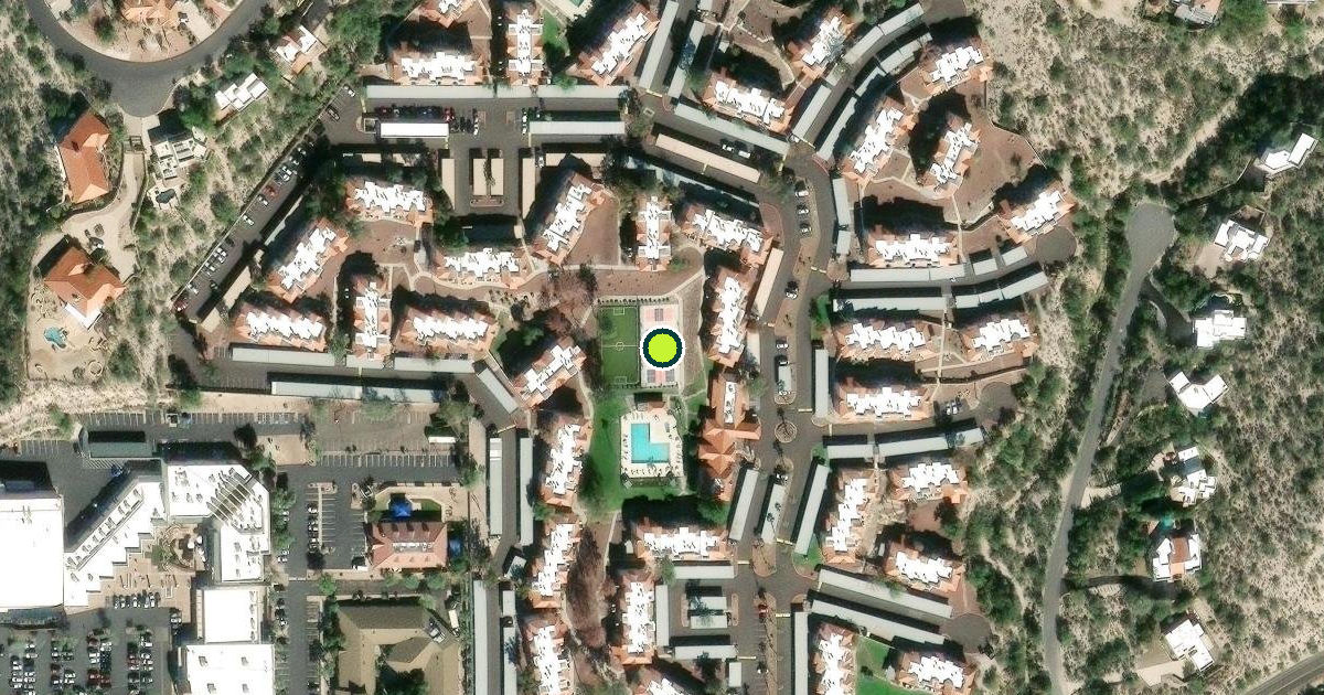 Satellite view of Pima County Pickleball Courts
