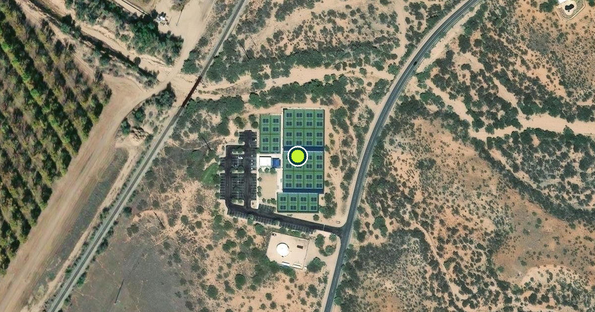 Satellite view of Pima County Pickleball Courts
