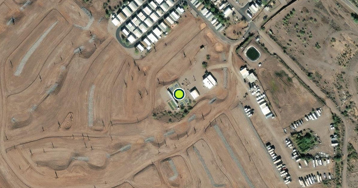 Satellite view of Pinal County Pickleball Courts