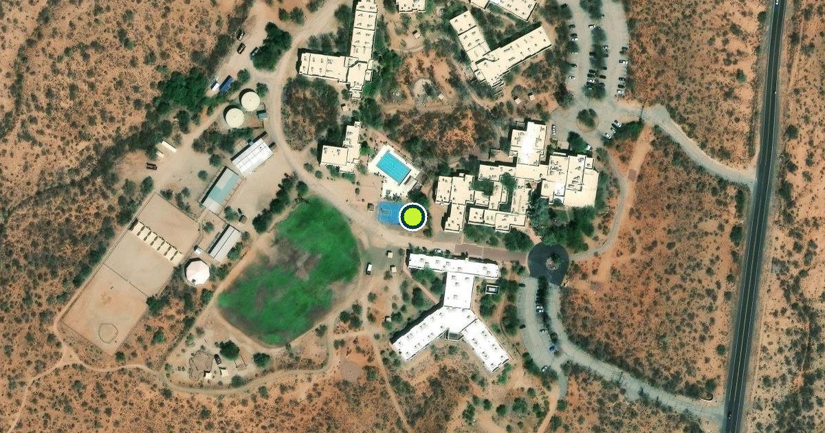 Satellite view of Pinal County Pickleball Courts