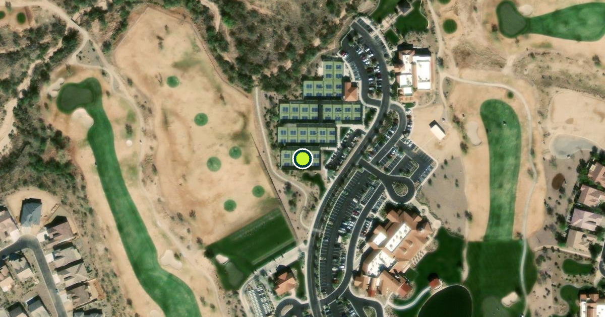 Satellite view of Pinal County Pickleball Courts