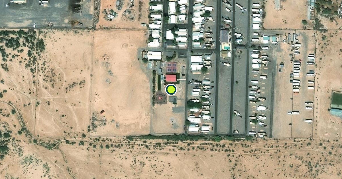 Satellite view of Pinal County Pickleball Courts