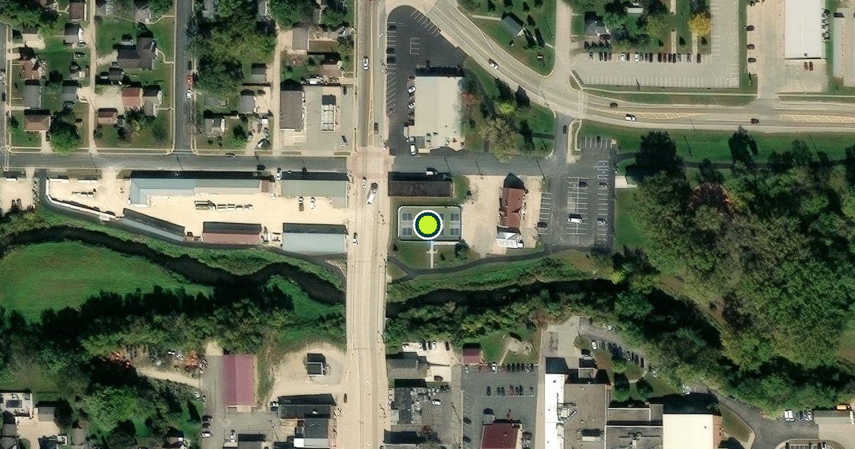 Satellite view of Pine Island Pickleball Courts
