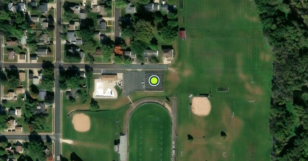 Satellite view of Pine Island Pickleball Courts