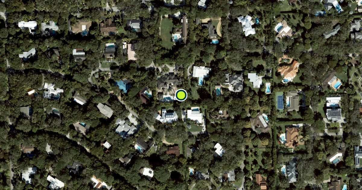 Satellite view of Pinecrest Pickleball Courts