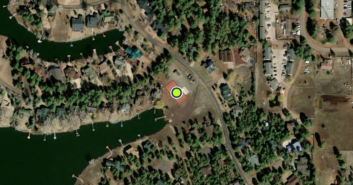 Satellite view of Pinetop-Lakeside Pickleball Courts
