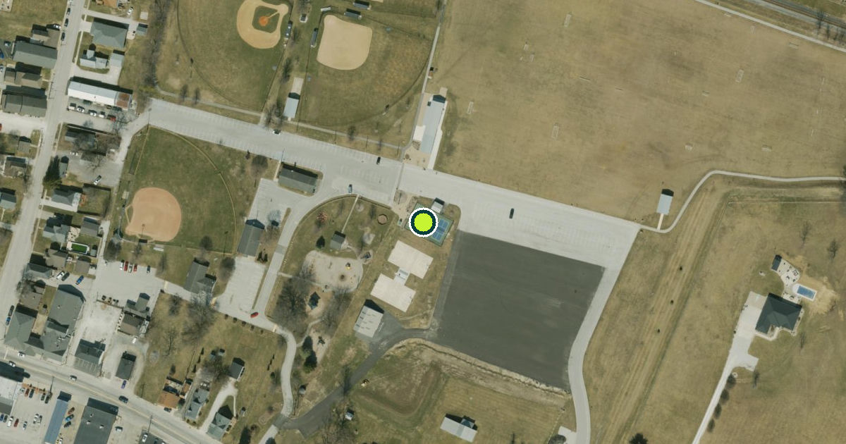 Satellite view of Pittsboro Pickleball Courts