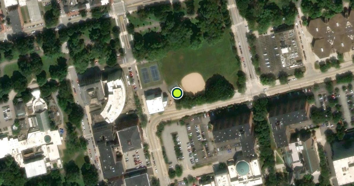 Satellite view of Pittsburgh Pickleball Courts