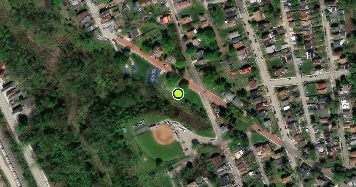 Satellite view of Pittsburgh Pickleball Courts