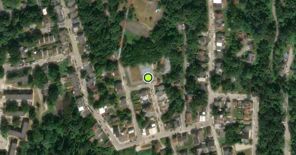 Satellite view of Pittsburgh Pickleball Courts
