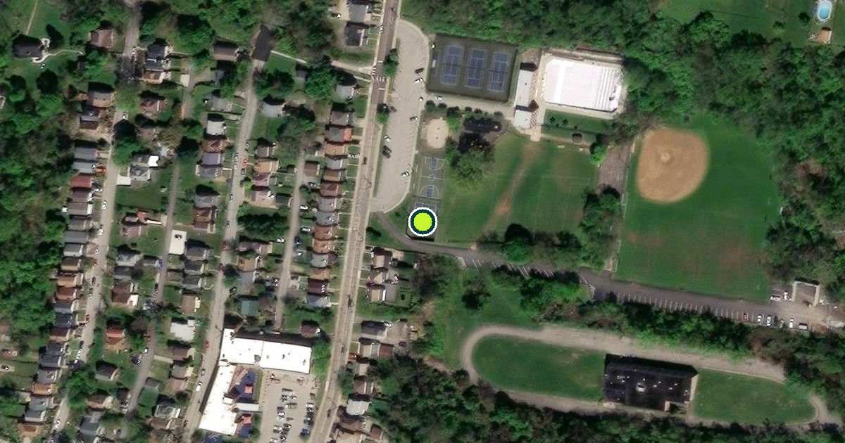 Satellite view of Pittsburgh Pickleball Courts