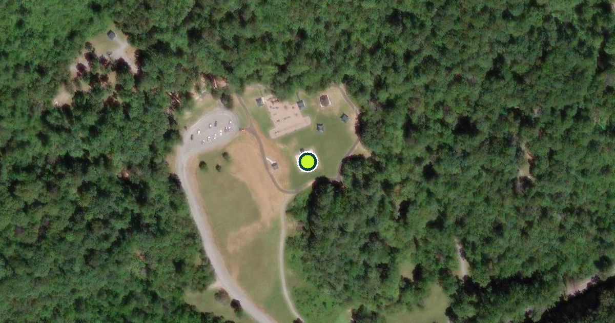 Satellite view of Pittsylvania County Pickleball Courts