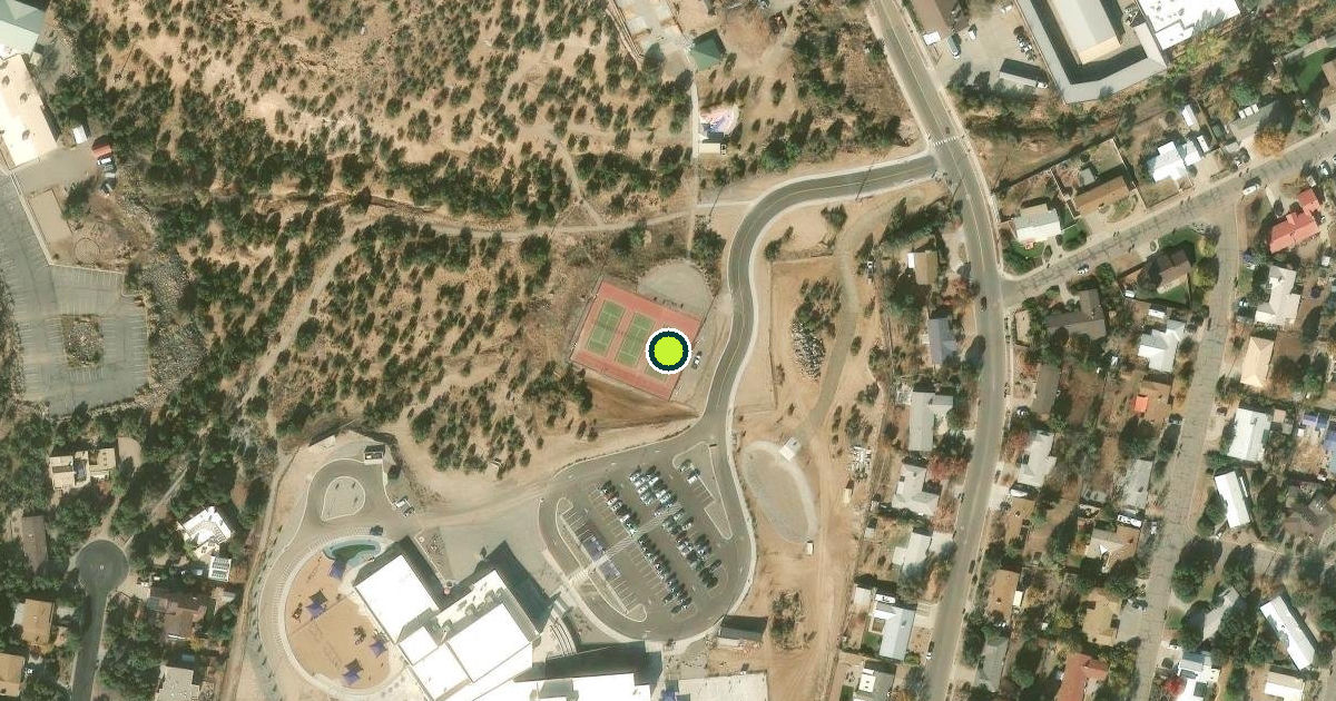 Satellite view of Piñon Park Pickleball Courts