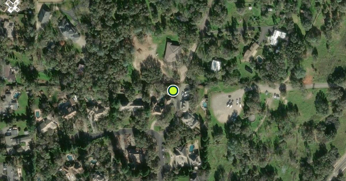 Satellite view of Placer County Pickleball Courts