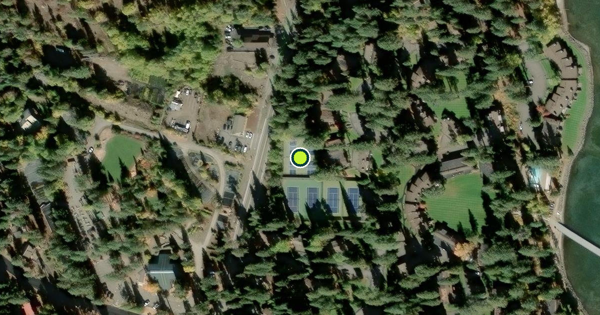 Satellite view of Placer County Pickleball Courts