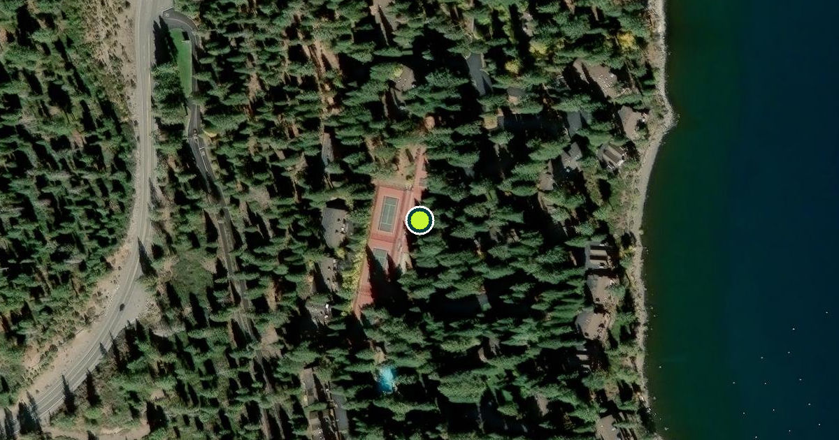 Satellite view of Placer County Pickleball Courts